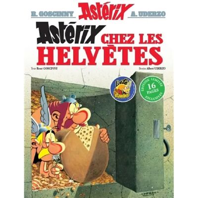 Une aventure d'Astérix. Astérix chez les Helvètes - Publicité Une aventure d'Astérix. Astérix chez les Helvètes - Publicité