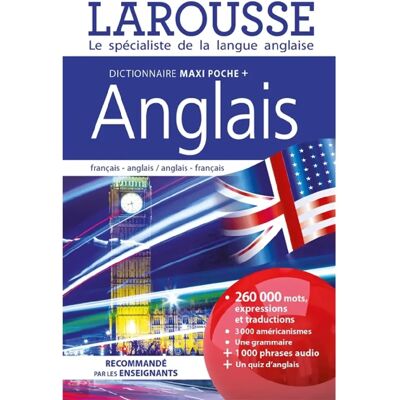Dictionnaire maxi poche + anglais : français-anglais, anglais-français - Publicité Dictionnaire maxi poche + anglais : français-anglais, anglais-français - Publicité