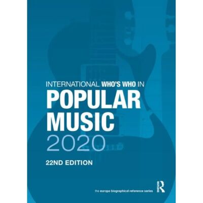 International Whos Who in Popular Music 2020 - Publicité International Whos Who in Popular Music 2020 - Publicité