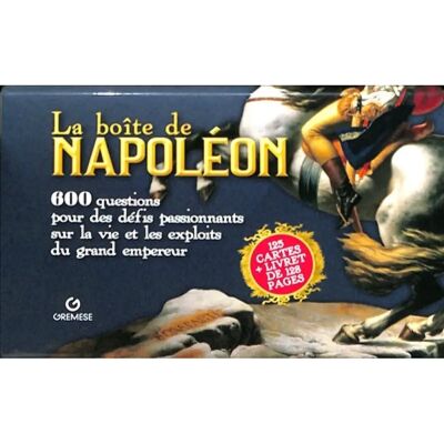 ***Livres*** La boîte de Napoléon : 600 questions pour des défis passionnants sur la vie et les exploits du grand empereur - Publicité ***Livres*** La boîte de Napoléon : 600 questions pour des défis passionnants sur la vie et les exploits du grand empereur - Publicité