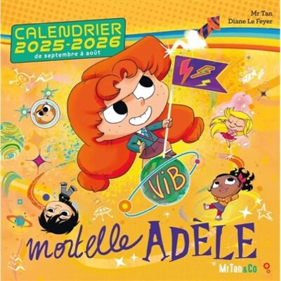 ***Livres*** Calendrier mural Mortelle Adèle 2025-2026 - Publicité ***Livres*** Calendrier mural Mortelle Adèle 2025-2026 - Publicité