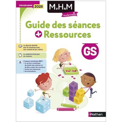 ***Livres*** MHM GS : guide des séances + ressources : programme 2025 - Publicité ***Livres*** MHM GS : guide des séances + ressources : programme 2025 - Publicité