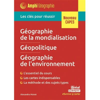 ***Livres*** Géographie de la mondialisation, géographie de l'environnement, géopolitique : les clés pour réussir, nouveau Capes - Publicité ***Livres*** Géographie de la mondialisation, géographie de l'environnement, géopolitique : les clés pour réussir, nouveau Capes - Publicité