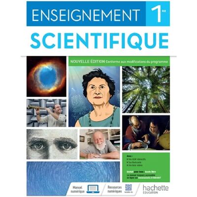 ***Livres*** Enseignement scientifique 1re : conforme aux modifications du programme - Publicité ***Livres*** Enseignement scientifique 1re : conforme aux modifications du programme - Publicité