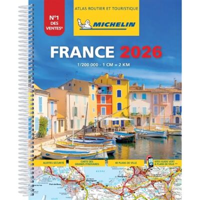 France 2026 : atlas routier et touristique : spirale - Publicité France 2026 : atlas routier et touristique : spirale - Publicité