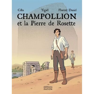 ***Livres*** Champollion et la pierre de Rosette - Publicité ***Livres*** Champollion et la pierre de Rosette - Publicité