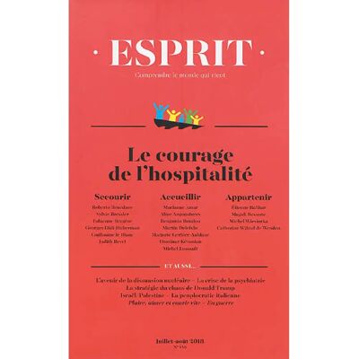 Esprit n° 446. Le courage de l'hospitalité - Publicité Esprit n° 446. Le courage de l'hospitalité - Publicité