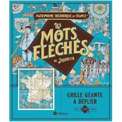 Le Robert Patrimoine Historique de France - Mots fléchés géants 90 x 78 cm - Publicité Le Robert Patrimoine Historique de France - Mots fléchés géants 90 x 78 cm - Publicité