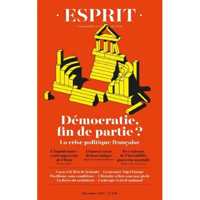 ***Livres*** Esprit, n° 528. Démocratie, fin de partie ? : la crise politique française - Publicité ***Livres*** Esprit, n° 528. Démocratie, fin de partie ? : la crise politique française - Publicité