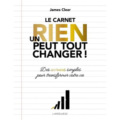***Livres*** Un rien peut tout changer ! : le carnet : des exercices simples pour transformer votre vie - Publicité ***Livres*** Un rien peut tout changer ! : le carnet : des exercices simples pour transformer votre vie - Publicité