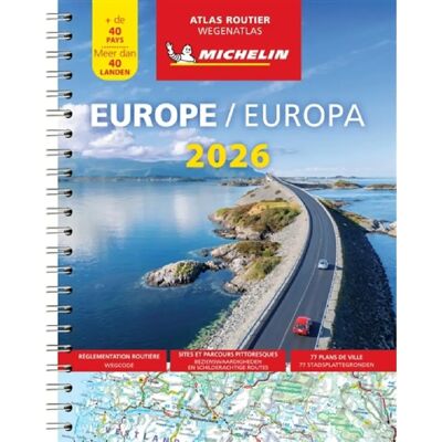 ***Livres*** Europe 2026 : atlas routier : + de 40 pays. Europa 2026 : Wegenatlas : meer dan 40 Landen - Publicité ***Livres*** Europe 2026 : atlas routier : + de 40 pays. Europa 2026 : Wegenatlas : meer dan 40 Landen - Publicité
