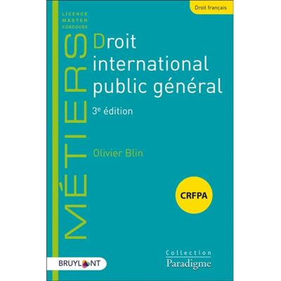 ***Livres*** Droit international public général - Publicité ***Livres*** Droit international public général - Publicité