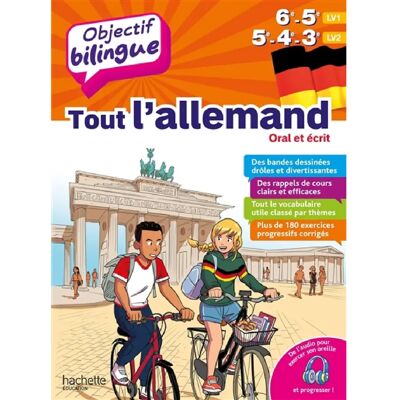 ***Livres*** Tout l'allemand 6e, 5e LV1, 5e, 4e, 3e LV2 : oral et écrit - Publicité ***Livres*** Tout l'allemand 6e, 5e LV1, 5e, 4e, 3e LV2 : oral et écrit - Publicité