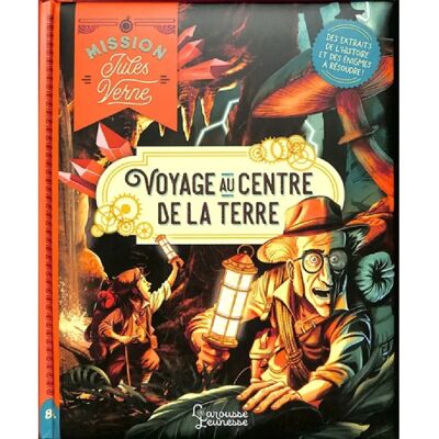 Mission Jules Verne : voyage au centre de la Terre : des extraits de l'histoire et des énigmes à résoudre ! - Publicité Mission Jules Verne : voyage au centre de la Terre : des extraits de l'histoire et des énigmes à résoudre ! - Publicité