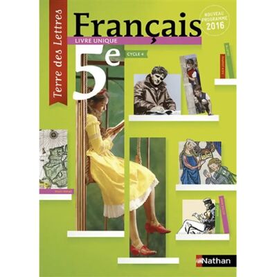 ***Livres*** Français, 5e, cycle 4 : livre unique : nouveau programme 2016, format compact - Publicité ***Livres*** Français, 5e, cycle 4 : livre unique : nouveau programme 2016, format compact - Publicité
