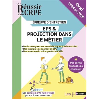 ***Livres*** EPS & projection dans le métier, épreuve d'entretien : oral 2024 et 2025 - Publicité ***Livres*** EPS & projection dans le métier, épreuve d'entretien : oral 2024 et 2025 - Publicité