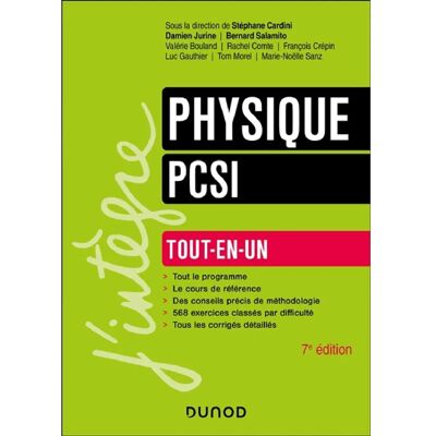 ***Livres*** Physique PCSI : tout-en-un - Publicité ***Livres*** Physique PCSI : tout-en-un - Publicité