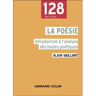 ***Livres*** La poésie : introduction à l'analyse des textes poétiques - Publicité ***Livres*** La poésie : introduction à l'analyse des textes poétiques - Publicité