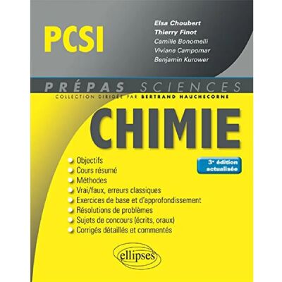 ***Livres*** Chimie PCSI - Publicité ***Livres*** Chimie PCSI - Publicité
