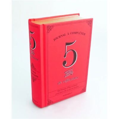 5 ans de réflexions : journal à compléter : nul besoin d'être écrivain pour faire de sa vie un roman - Publicité 5 ans de réflexions : journal à compléter : nul besoin d'être écrivain pour faire de sa vie un roman - Publicité