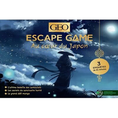 Escape Game GEO : Au coeur du Japon - Publicité Escape Game GEO : Au coeur du Japon - Publicité
