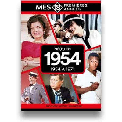 ***Livres*** Né(e) en 1954 : 1954 à 1971 : revivez votre jeunesse - Publicité ***Livres*** Né(e) en 1954 : 1954 à 1971 : revivez votre jeunesse - Publicité