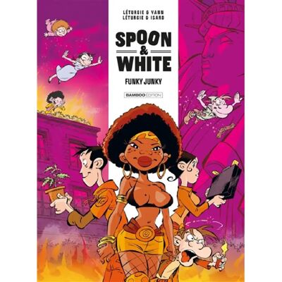 ***Livres*** Spoon & White. Funky junky - Publicité ***Livres*** Spoon & White. Funky junky - Publicité