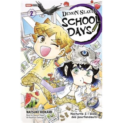 ***Livres*** Demon slayer : school days. Vol. 2. Nocturne à l'école des pourfendeurs - Publicité ***Livres*** Demon slayer : school days. Vol. 2. Nocturne à l'école des pourfendeurs - Publicité