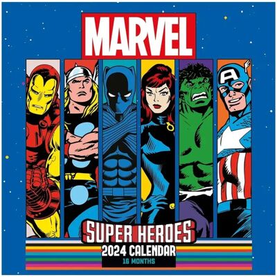 Pyramid Intl Marvel Calendrier 2024 - Publicité Pyramid Intl Marvel Calendrier 2024 - Publicité