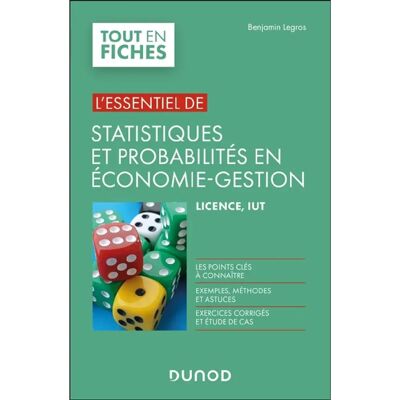 ***Livres*** L'essentiel de statistiques et probabilités en économie-gestion : licence, IUT - Publicité ***Livres*** L'essentiel de statistiques et probabilités en économie-gestion : licence, IUT - Publicité