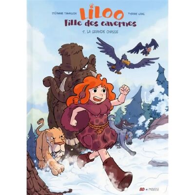 Liloo fille des cavernes. Vol. 1. La grande chasse - Publicité Liloo fille des cavernes. Vol. 1. La grande chasse - Publicité