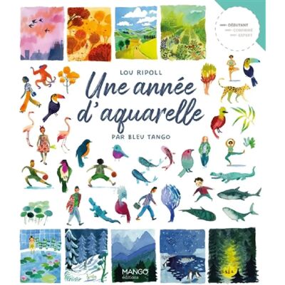 ***Livres*** Une année d'aquarelle par Bleu tango - Publicité ***Livres*** Une année d'aquarelle par Bleu tango - Publicité
