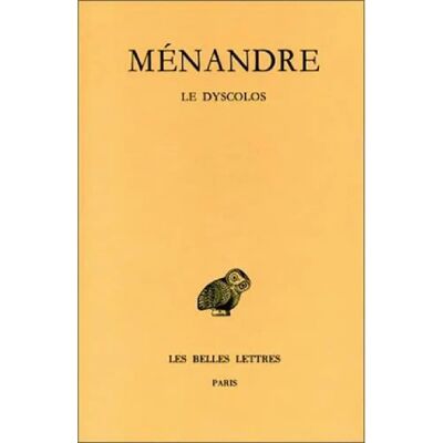 Ménandre. Vol. 1-2. Le Dyscolos - Publicité Ménandre. Vol. 1-2. Le Dyscolos - Publicité