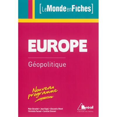 Europe : géopolitique : nouveau programme - Publicité Europe : géopolitique : nouveau programme - Publicité