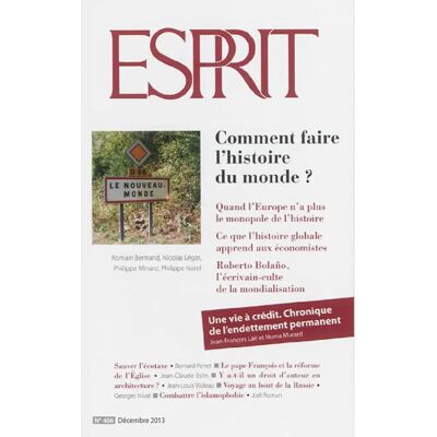 Esprit n° 400. Comment faire l'histoire du monde ? - Publicité Esprit n° 400. Comment faire l'histoire du monde ? - Publicité