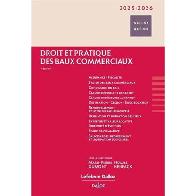 ***Livres*** Droit et pratique des baux commerciaux 2025-2026 - Publicité ***Livres*** Droit et pratique des baux commerciaux 2025-2026 - Publicité