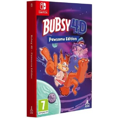 Just For Games Bubsy 4D - Pawsome Edition - Nintendo Switch - Publicité Just For Games Bubsy 4D - Pawsome Edition - Nintendo Switch - Publicité