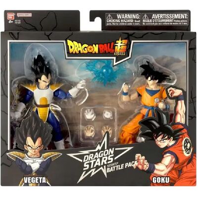 Bandai Dragon Stars Battle Pack Goku vs Vegeta 17 cm - Publicité Bandai Dragon Stars Battle Pack Goku vs Vegeta 17 cm - Publicité