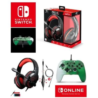 SPIRIT OF GAMER Pack SWITCH + Casque PRO H3 Rouge - Publicité SPIRIT OF GAMER Pack SWITCH + Casque PRO H3 Rouge - Publicité
