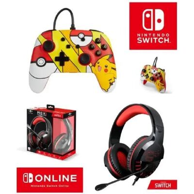 Spirit of Gamer Pack Switch Pikachu - Publicité Spirit of Gamer Pack Switch Pikachu - Publicité