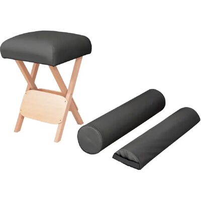 Maisonchic Modèle 317940 Tabouret de massage pliable - Noir - Publicité Maisonchic Modèle 317940 Tabouret de massage pliable - Noir - Publicité