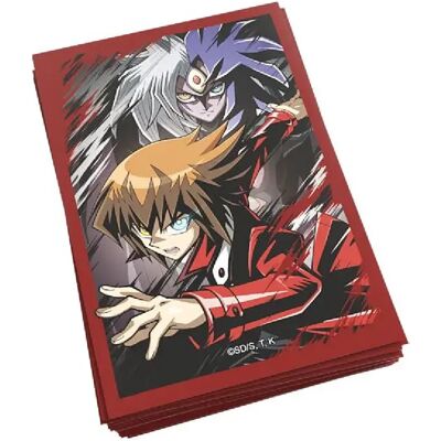 Protège-cartes Yu-Gi-Oh! Abystyle Jaden & Yubel - 50 pièces - Publicité Protège-cartes Yu-Gi-Oh! Abystyle Jaden & Yubel - 50 pièces - Publicité