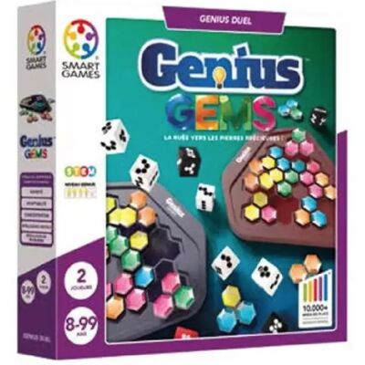 SmartGames Smart games Genius Gems jeu de réflexion - Publicité SmartGames Smart games Genius Gems jeu de réflexion - Publicité