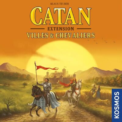 Jeu de stratégie Asmodee Catan Extension Villes et Chevaliers - Publicité Jeu de stratégie Asmodee Catan Extension Villes et Chevaliers - Publicité