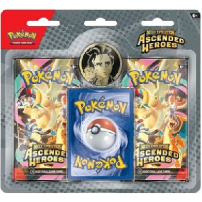 Pokemon Ascended Heroes: Larrys Komala 2-Pack Blister - Publicité Pokemon Ascended Heroes: Larrys Komala 2-Pack Blister - Publicité