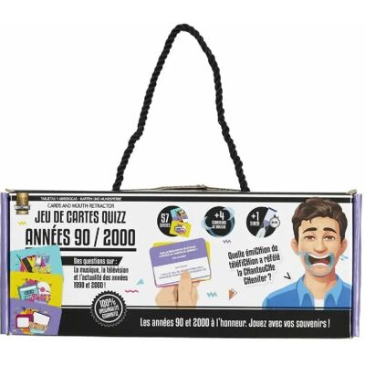 Générique - Quiz Card Game 90s-00s - Jeu de cartes - Publicité Générique - Quiz Card Game 90s-00s - Jeu de cartes - Publicité