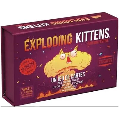 Asmodee Exploding Kittens Party Pack Edition - Publicité Asmodee Exploding Kittens Party Pack Edition - Publicité