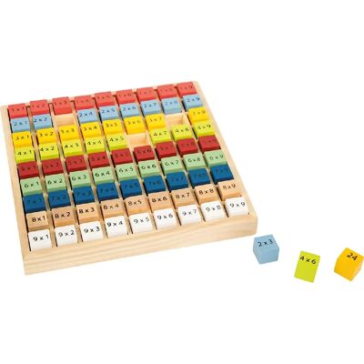Small Foot Table de multiplication multicolore "Educate" en bois - Publicité Small Foot Table de multiplication multicolore "Educate" en bois - Publicité