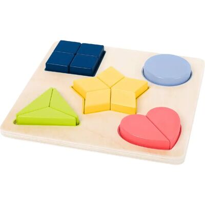 Small Foot Small_foot puzzle en bois formes éducatives - 15 pièces - Publicité Small Foot Small_foot puzzle en bois formes éducatives - 15 pièces - Publicité