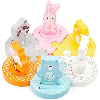Small foot Puzzle en bois animaux - Publicité Small foot Puzzle en bois animaux - Publicité